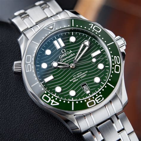 omega seamaster 300 green price|pre owned seamaster 300.